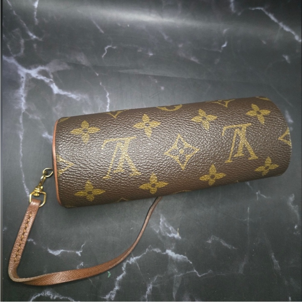 Louis Vuitton Papillon Brown Monogram Cylinder Small Bag - Picture 6 of 7